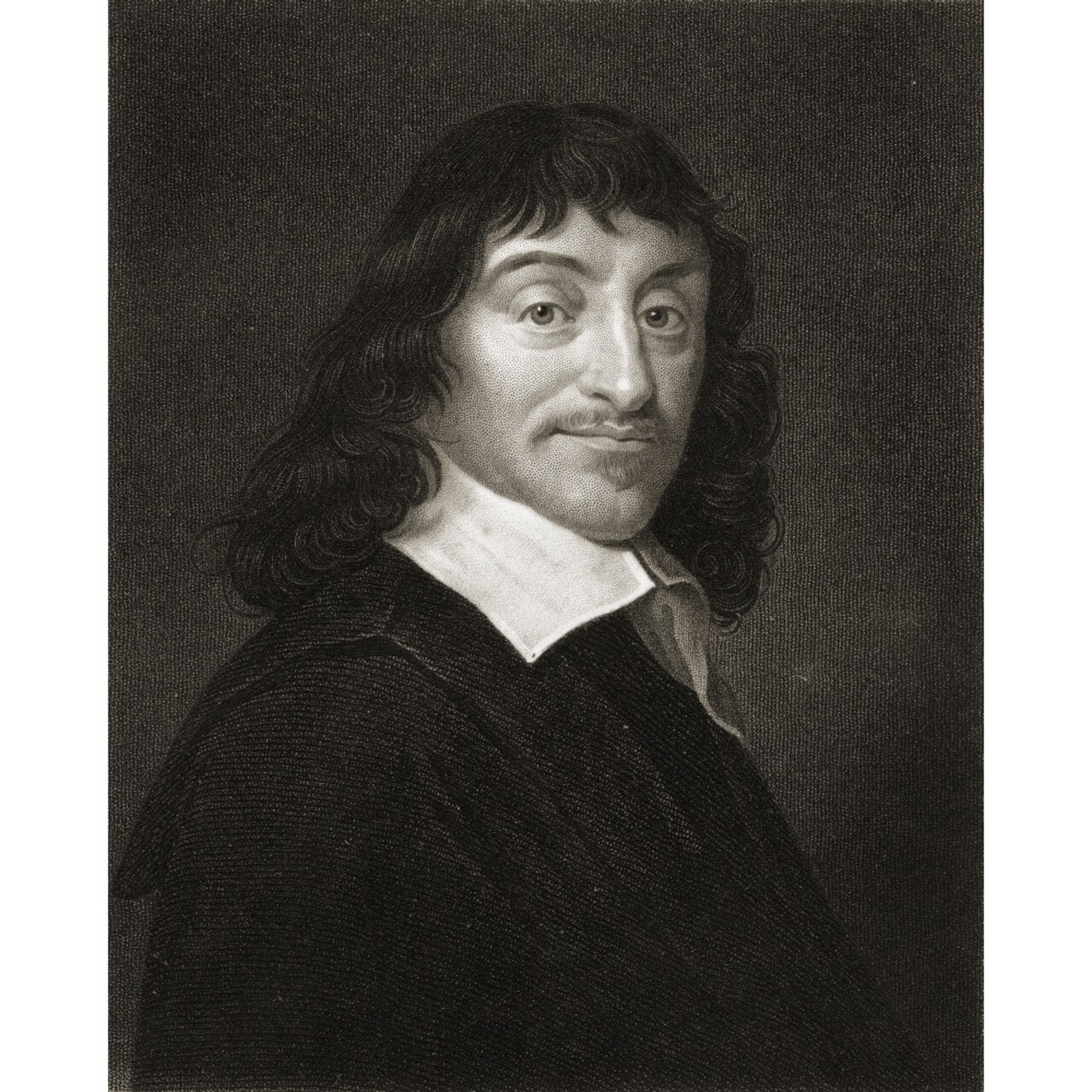 Posterazzi Rene Descartes 1596-1650. French Mathematician Scientist And Philosopher. From The Book _Gallery Of Portraits Publishe